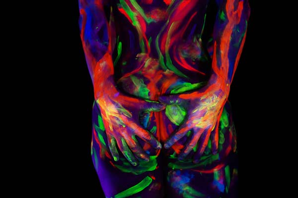 Painting Stories in the Dark - Couples Boudoir