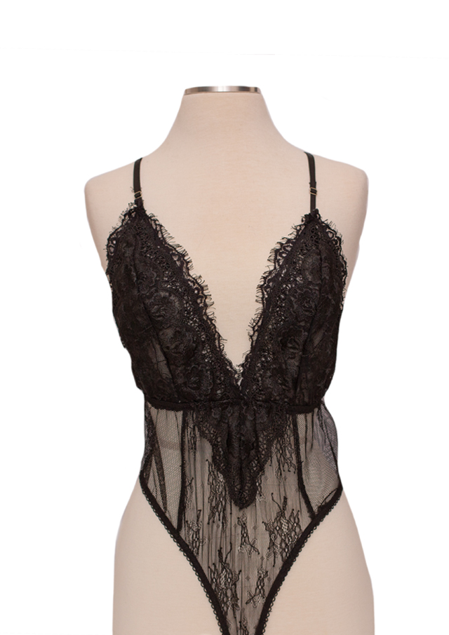 Black Lace Bodysuit